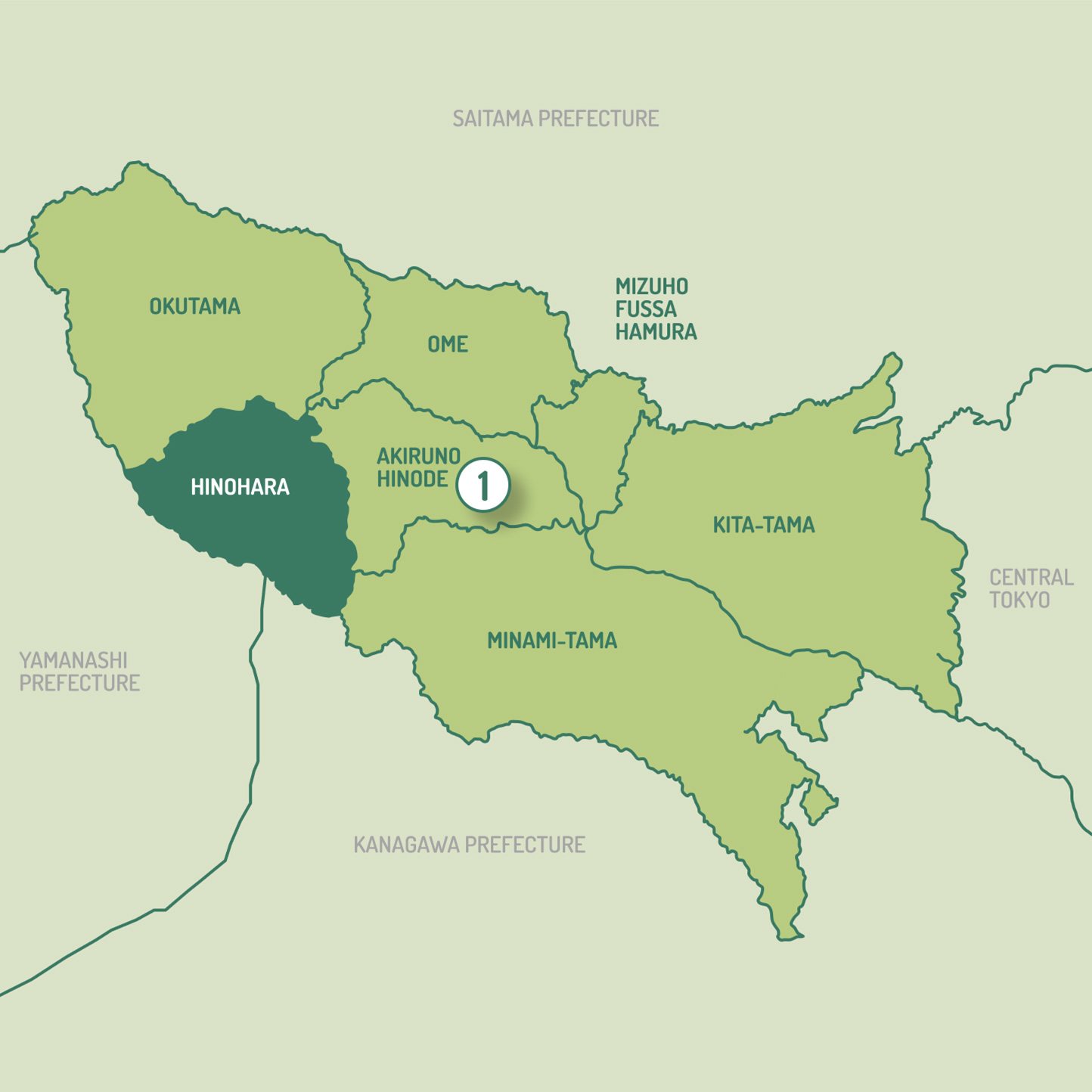 Hinohara map