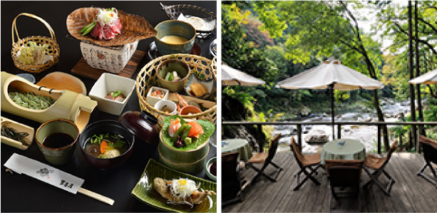 รับประทานอาหารกลางวันที่คุโรชายะ