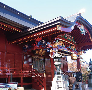 Power up at Musashi-Mitake Shrine
